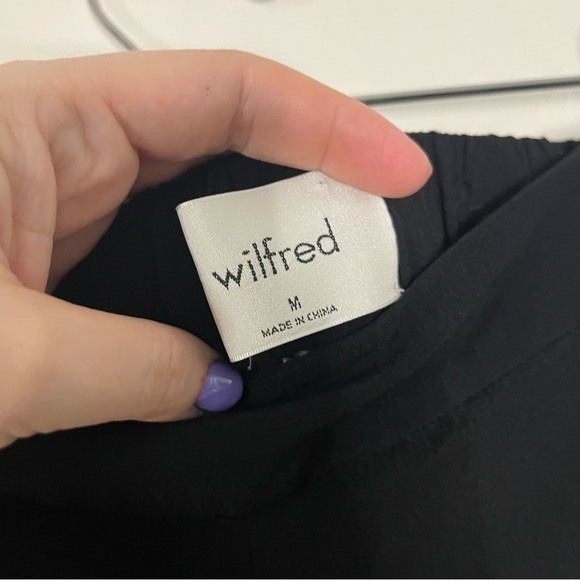 Wilfred Faun Ankle Pants in black size M - Picture 6 of 10